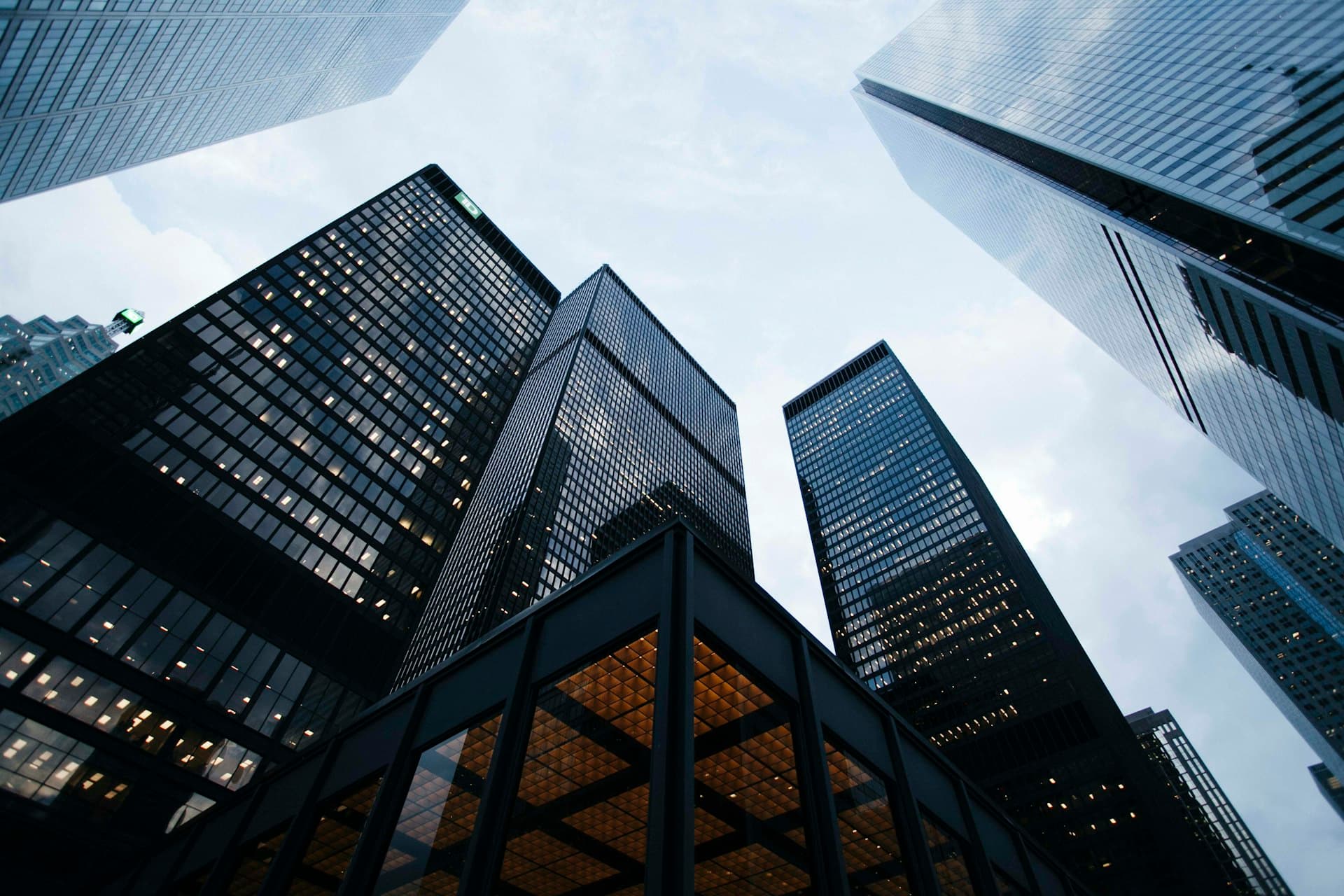 Modern city skyline representing a technology ecosystem
